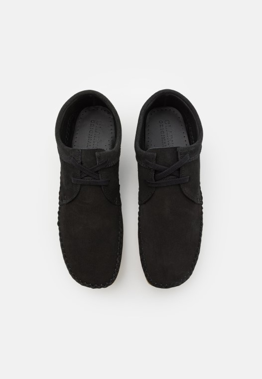 Tejedor Casual Con Cordones Clarks Negro