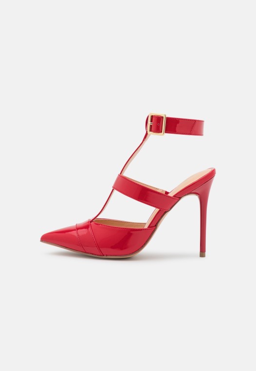 Tacones Clarks Clasicos Rojos
