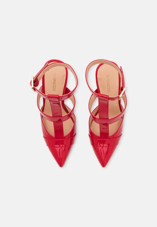 Tacones Clarks Clasicos Rojos