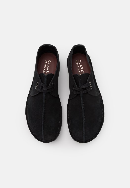 Clarks Desert Trek Casual Con Cordones Negro