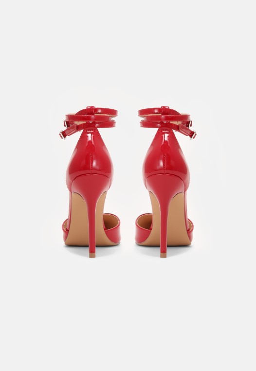 Tacones Clasicos Rojos Clarks