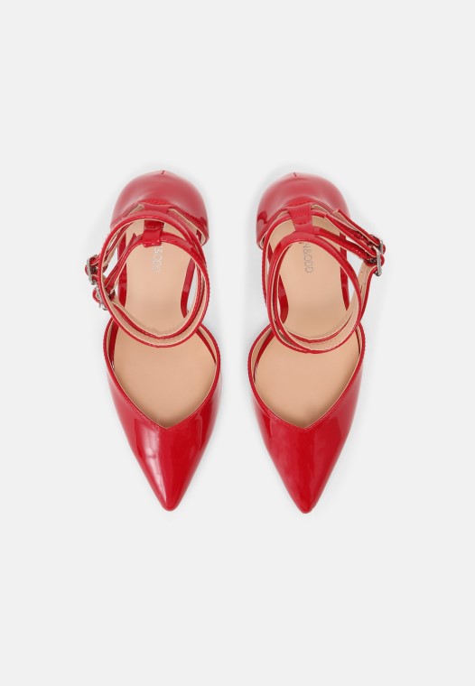 Tacones Clasicos Rojos Clarks