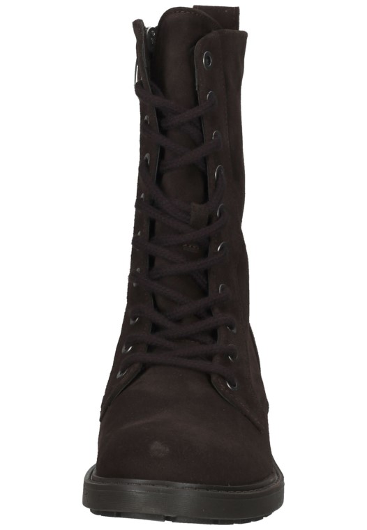 Botines Con Cordones Estilo Clarks Orinoco2 De Ante Marrón Oscuro