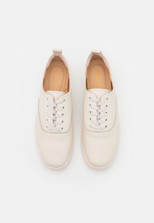 Zapatos Con Cordones Casuales Clarks White Ace Lite Tie