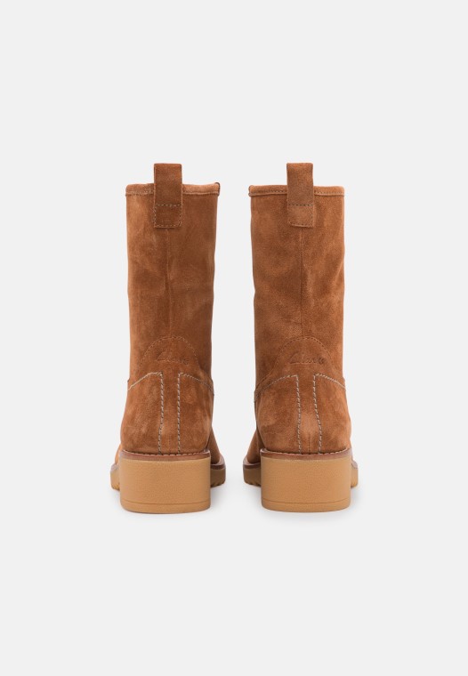 Clarks Marrón Oscuro Eden Mid Hi Botas Clásicas Al Tobillo