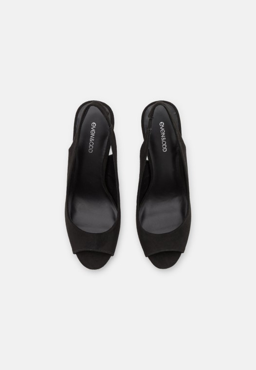 Peggy Peep Toes Clarks Negro