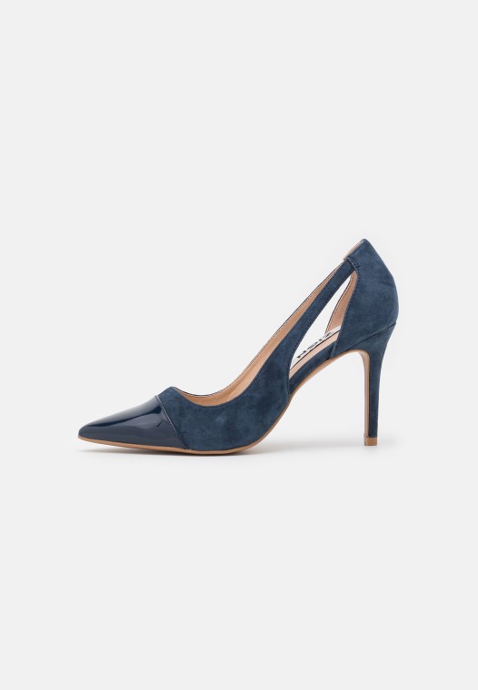 Tacones Altos De Cuero Clarks Azules