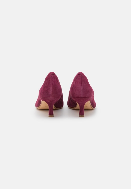 Clarks Merlot Violeta Tacones Clásicos