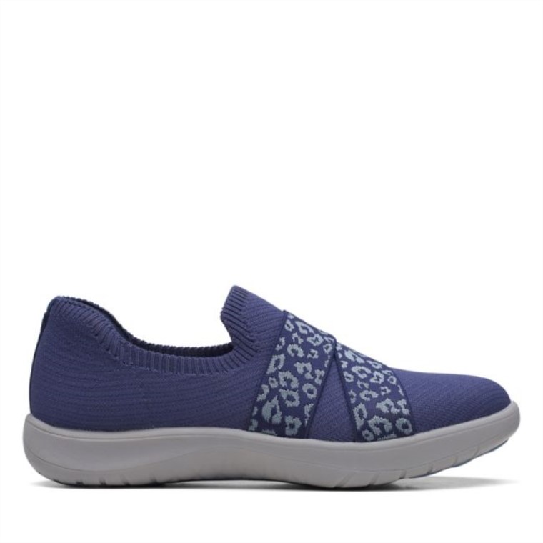 Adella Stride Punto Azul Marino Oscuro Clarks Punto Azul Marino Oscuro