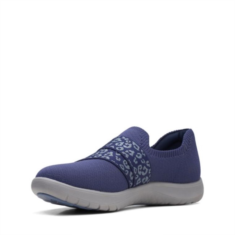 Adella Stride Punto Azul Marino Oscuro Clarks Punto Azul Marino Oscuro