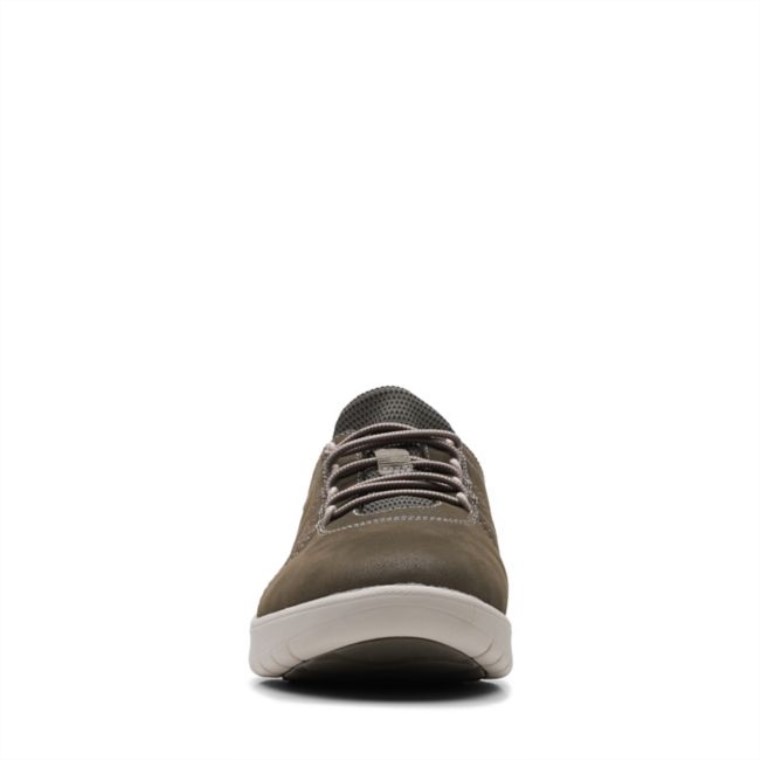 Adella Paseo Txt Verde Oliva Oscuro Clarks Txt Verde Oliva Oscuro