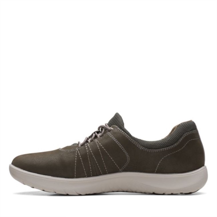 Adella Paseo Txt Verde Oliva Oscuro Clarks Txt Verde Oliva Oscuro