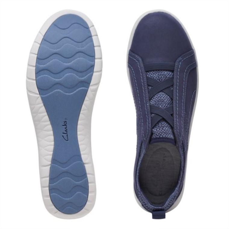 Adella Trace Azul Marino Oscuro Txt Clarks Azul Marino Oscuro Txt