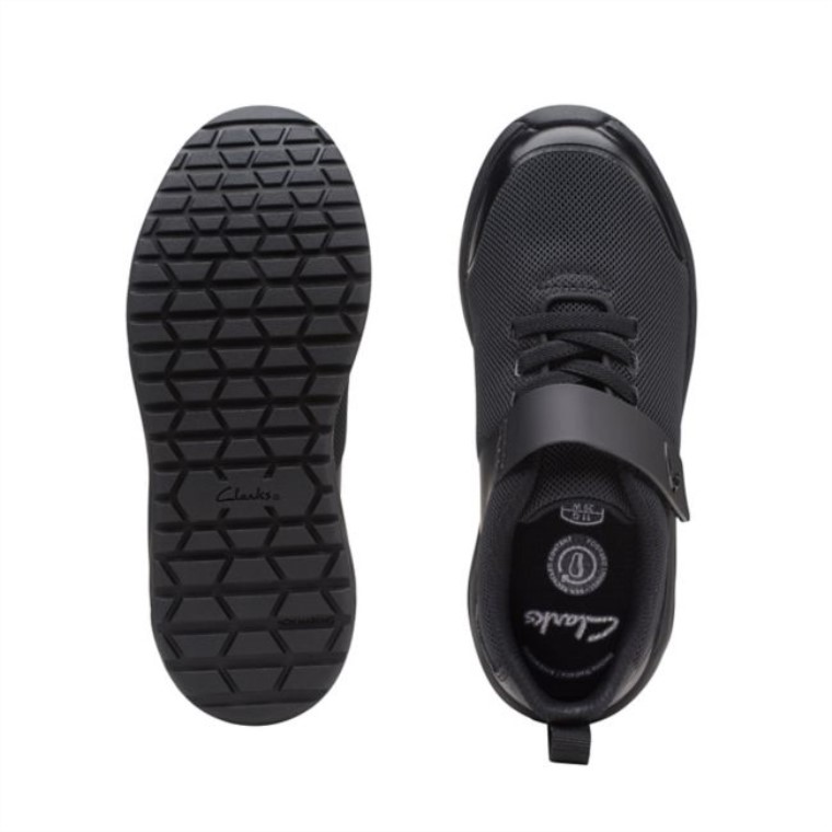 Eón Ritmo Niño Negro Clarks Negro