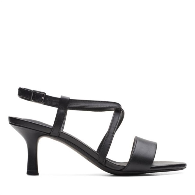 Hebilla Amali Cuero Negro Cuero Negro Clarks