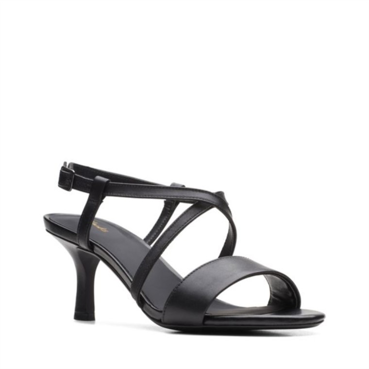 Hebilla Amali Cuero Negro Cuero Negro Clarks
