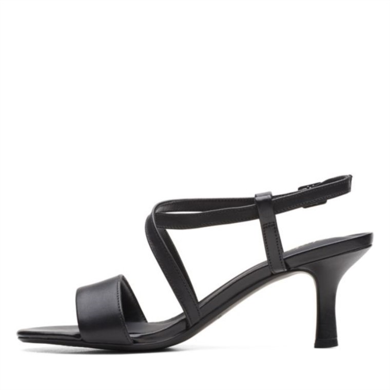 Hebilla Amali Cuero Negro Cuero Negro Clarks