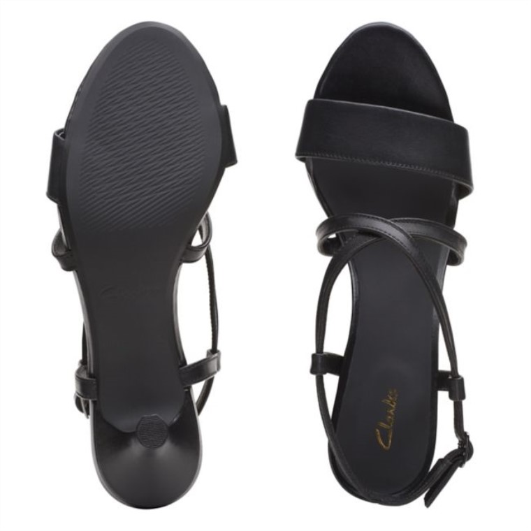Hebilla Amali Cuero Negro Cuero Negro Clarks