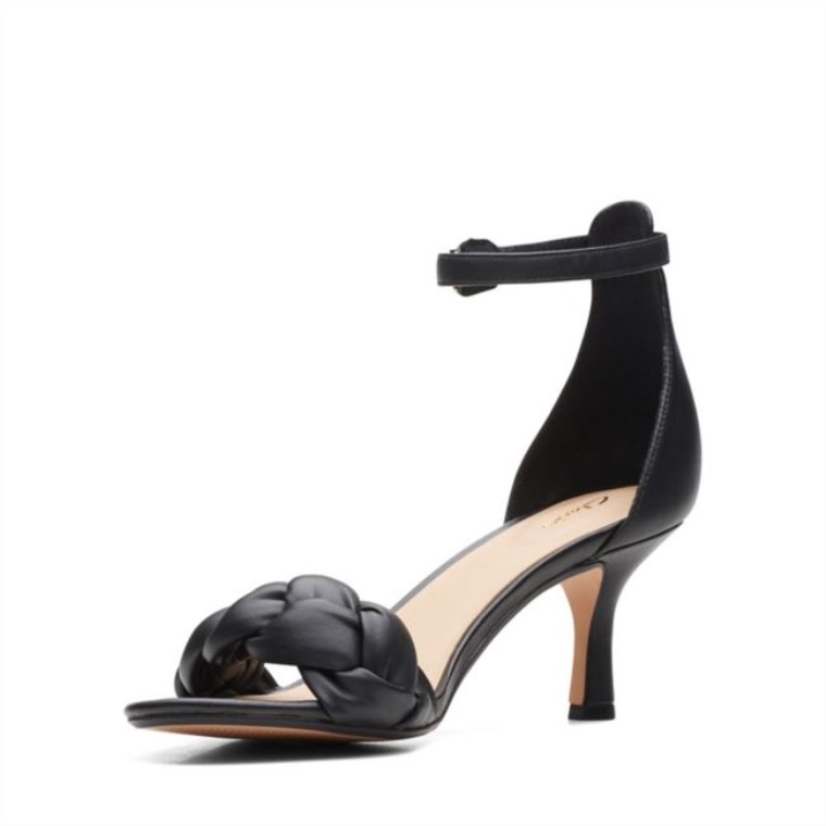 Sandalia Amali Cuero Negro Clarks Cuero Negro