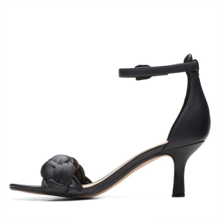 Sandalia Amali Cuero Negro Clarks Cuero Negro