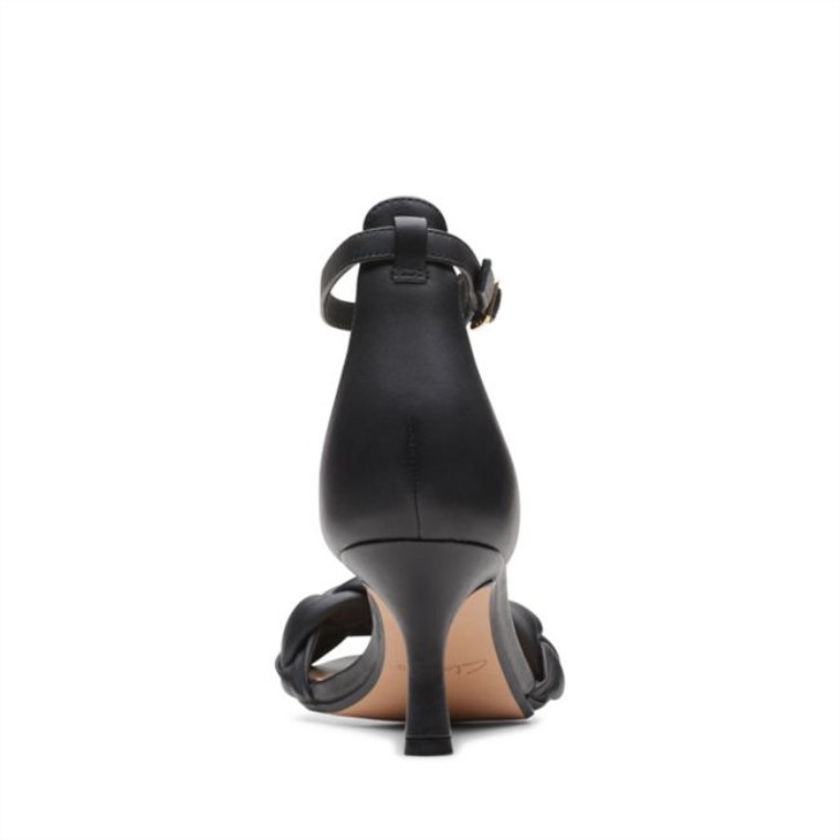 Sandalia Amali Cuero Negro Clarks Cuero Negro