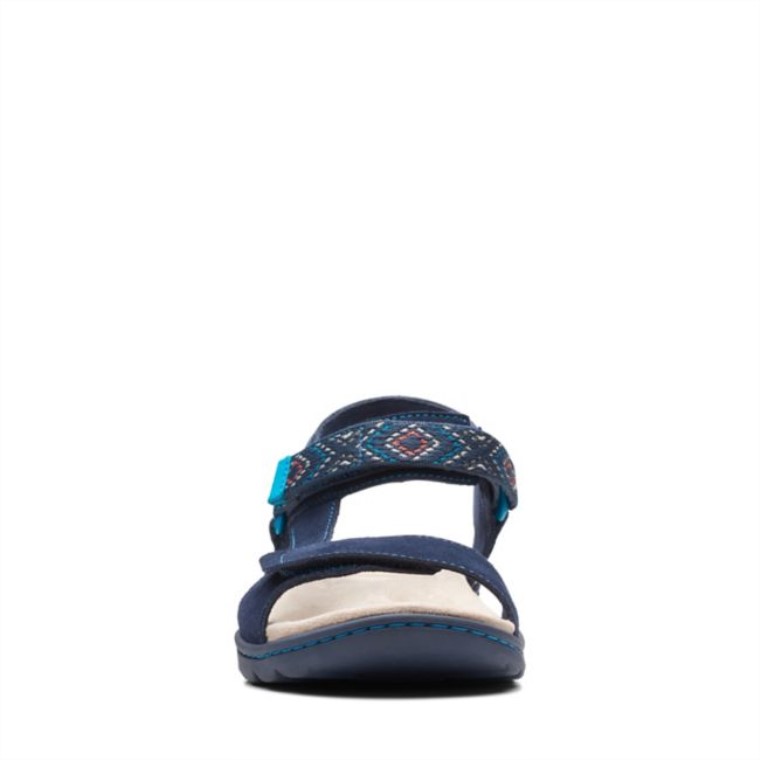 Amanda Step Azul Marino Gamuza Clarks Azul Marino Gamuza
