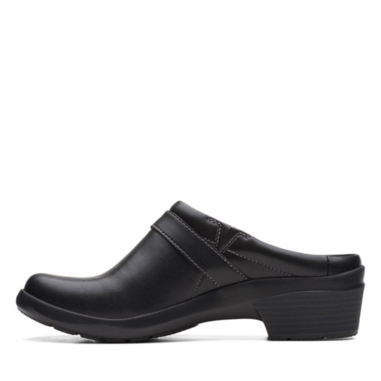 Angie Mist Cuero Negro Cuero Negro Clarks