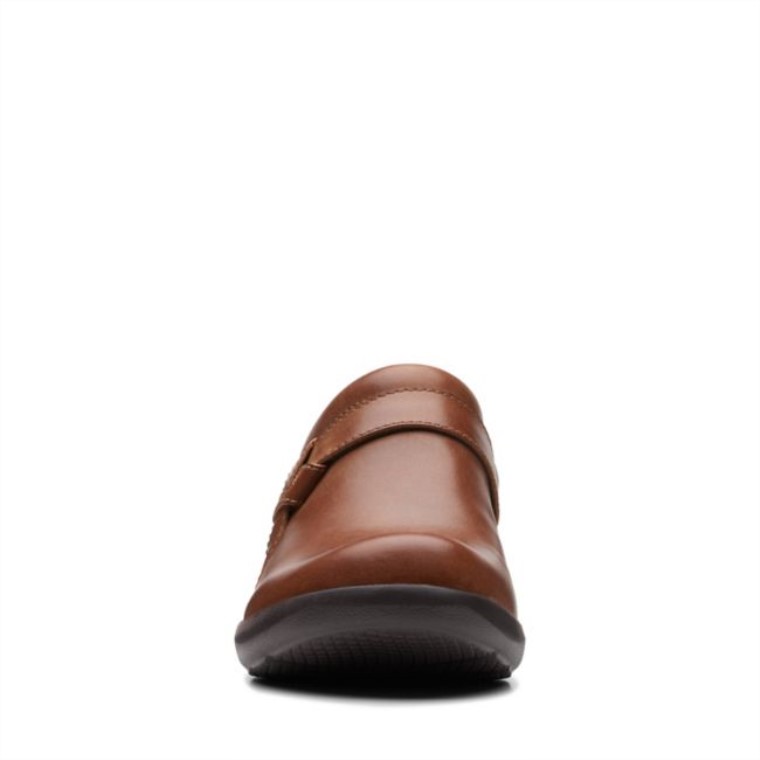 Angie Mist Cuero Marrón Oscuro Clarks Cuero Marrón Oscuro