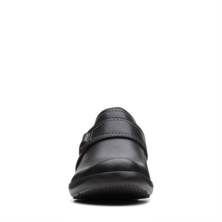 Angie Amapola Cuero Negro Clarks Cuero Negro