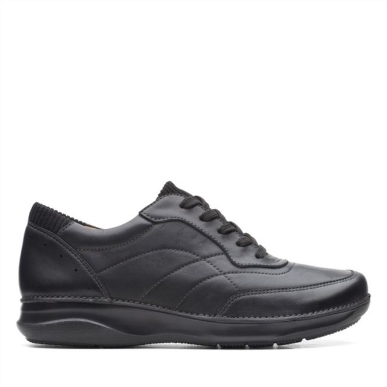 Corbata Appley Cuero Negro Cuero Negro Clarks