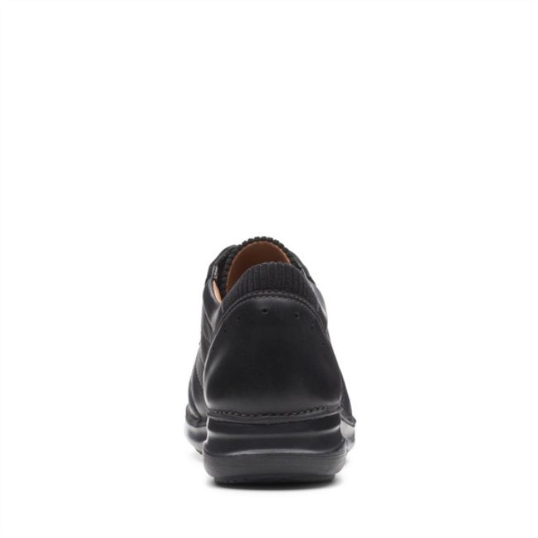Corbata Appley Cuero Negro Cuero Negro Clarks
