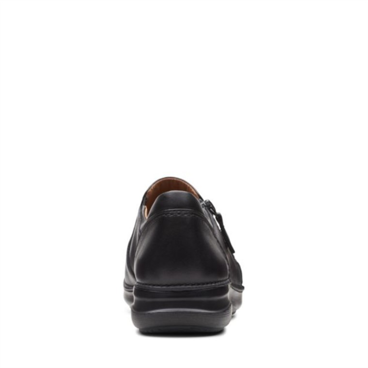 Cremallera Appley Cuero Negro Cuero Negro Clarks