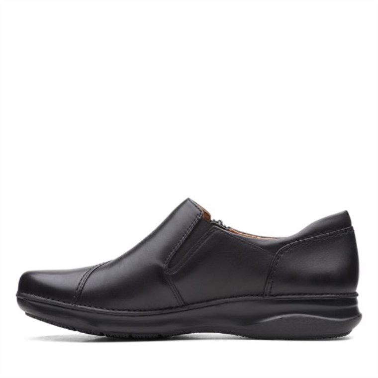 Cremallera Appley Cuero Negro Clarks Cuero Negro