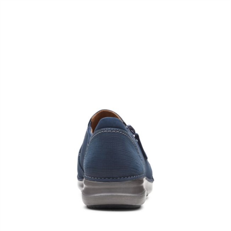 Appley Zip Azul Marino Nubuck Azul Marino Nubuck Clarks