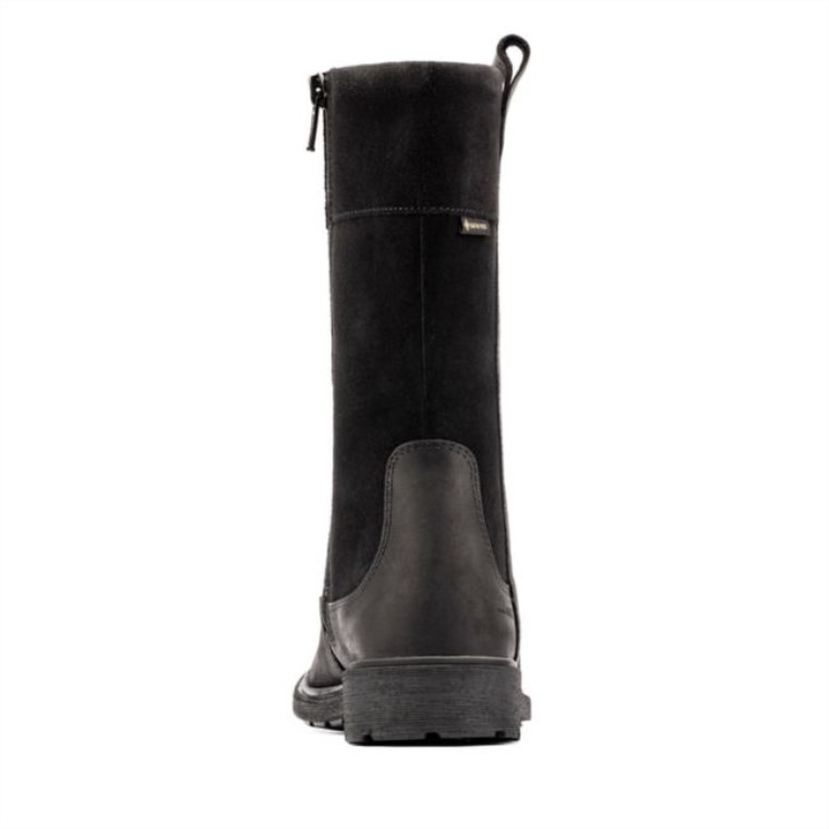 Astrol Hi Gore-tex Niño Cuero Negro Cuero Negro Clarks