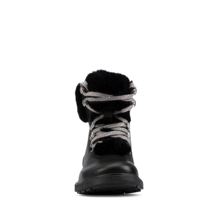 Astrol Excursionista Niño Cuero Negro Clarks Cuero Negro