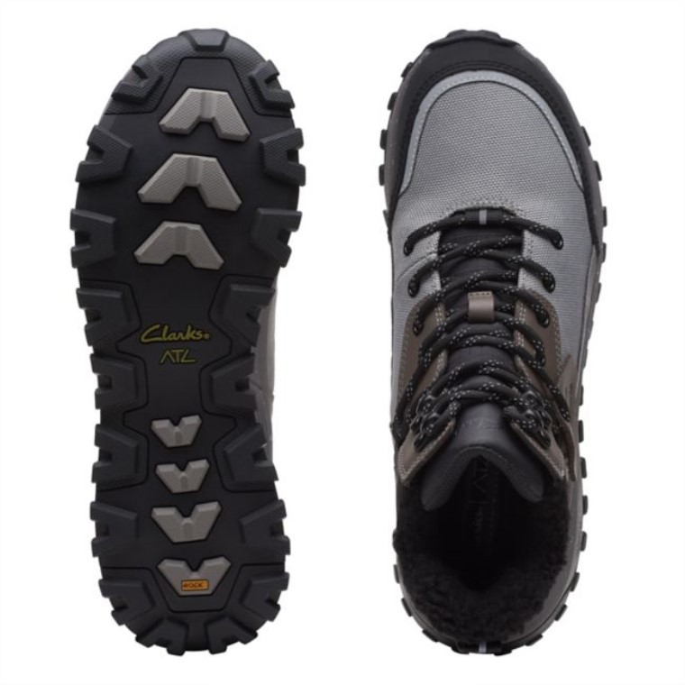Atl Trek Sky Gore-tex Gris Cuero Con Forro Clarks Gris Cuero Con Forro