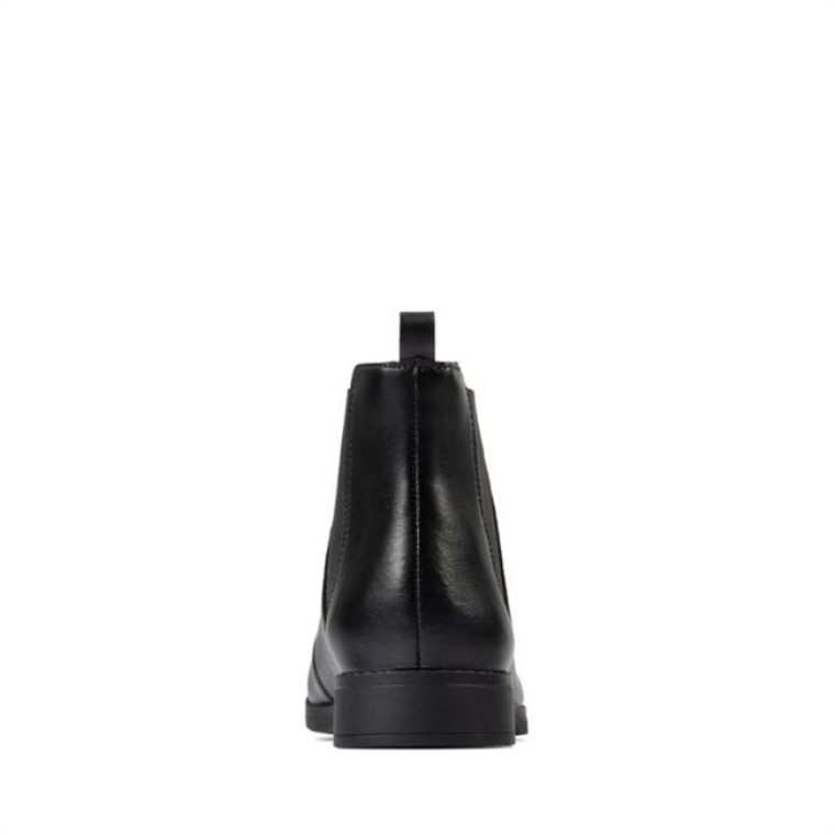 Aubrie Walk Juvenil Cuero Negro Clarks Cuero Negro