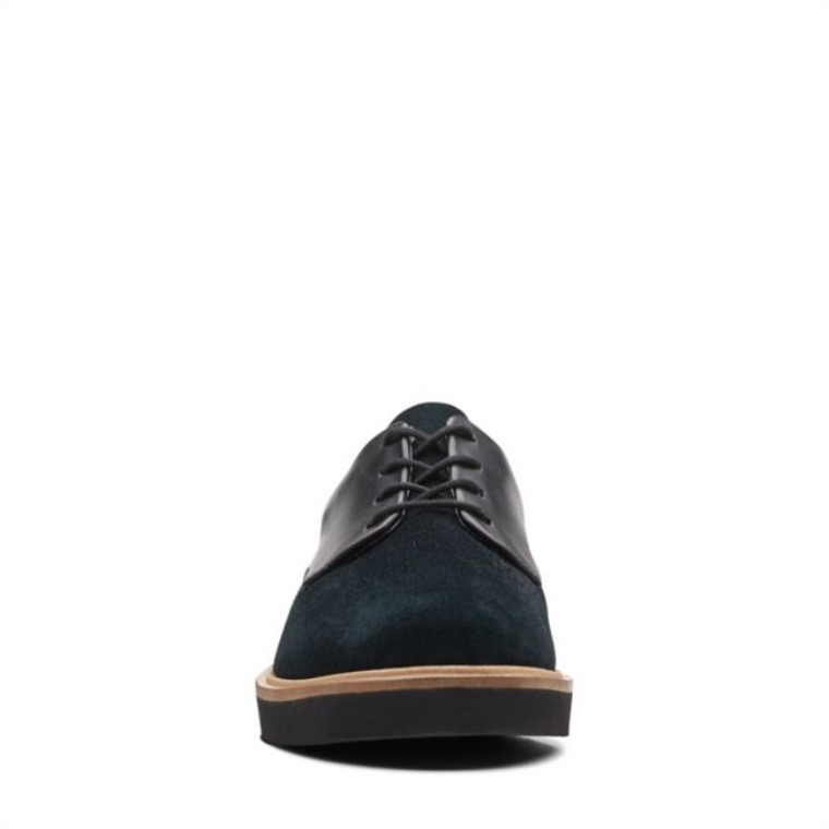 Baille Encaje Negro Combinación Clarks Negro Combinación