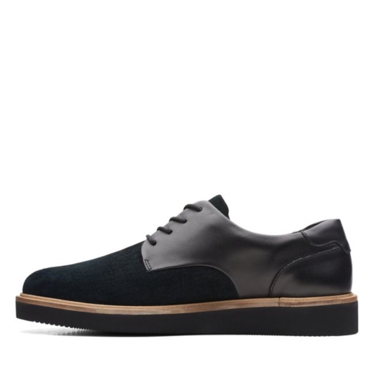 Baille Encaje Negro Combinación Clarks Negro Combinación