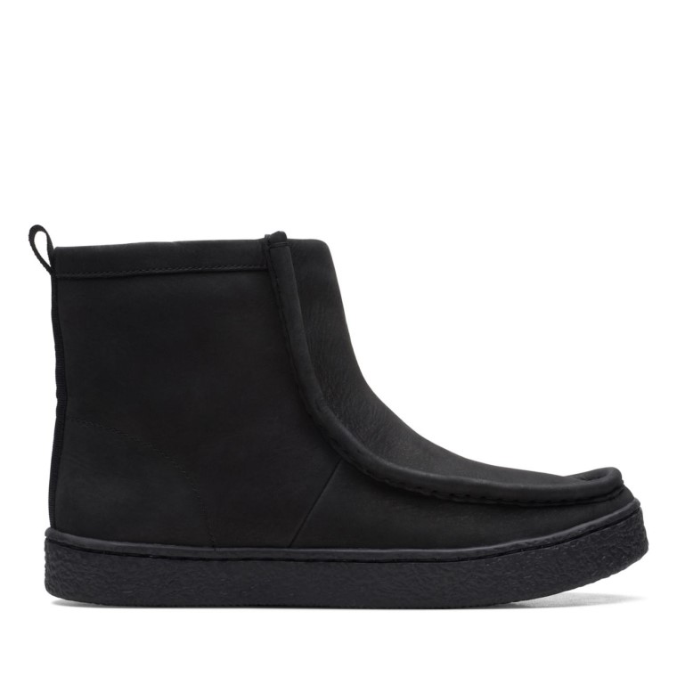 Pull Barleigh Nubuck Negro Con Forro Cálido Clarks Nubuck Negro Con Forro Cálido
