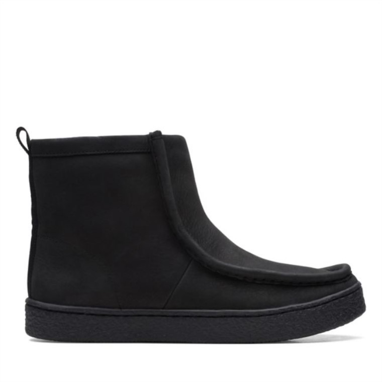 Pull Barleigh Nubuck Negro Con Forro Cálido Clarks Nubuck Negro Con Forro Cálido