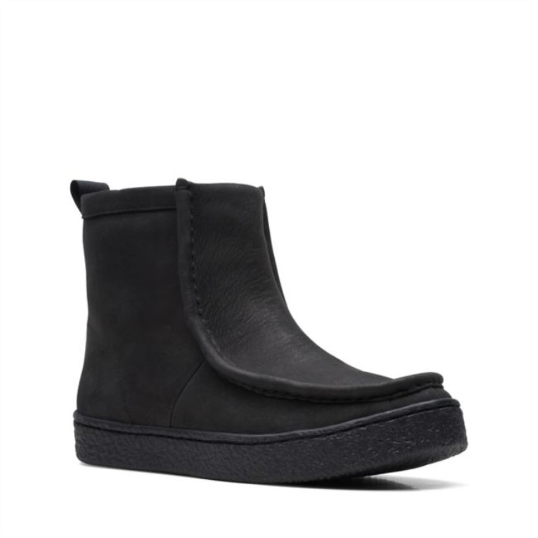 Pull Barleigh Nubuck Negro Con Forro Cálido Clarks Nubuck Negro Con Forro Cálido