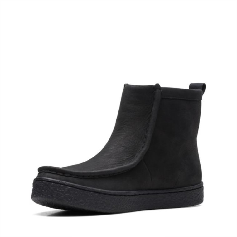 Pull Barleigh Nubuck Negro Con Forro Cálido Clarks Nubuck Negro Con Forro Cálido