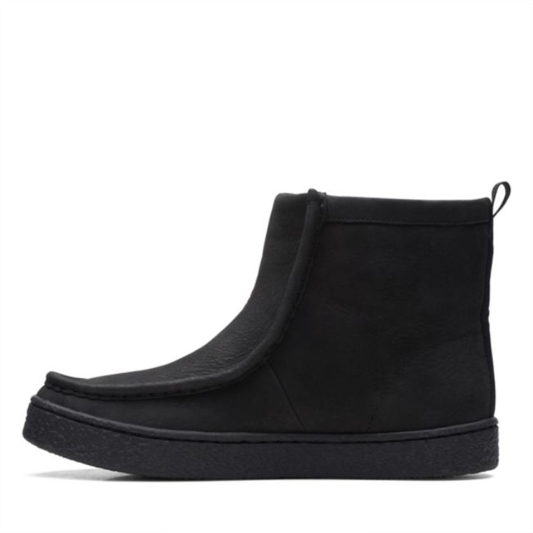 Pull Barleigh Nubuck Negro Con Forro Cálido Clarks Nubuck Negro Con Forro Cálido