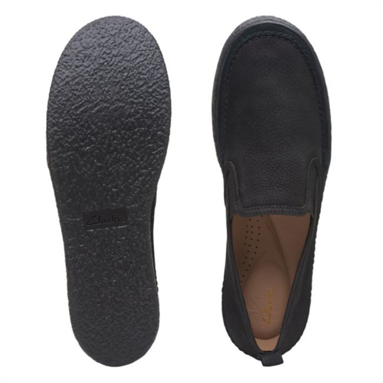 Slip Barleigh Nubuck Negro Clarks Nubuck Negro