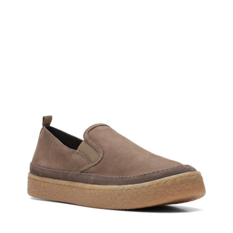 Barleigh Slip Taupe Nubuck Clarks Taupe Nubuck