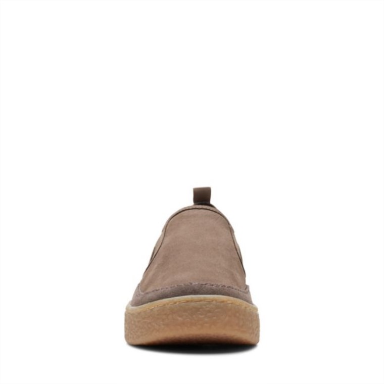 Barleigh Slip Taupe Nubuck Clarks Taupe Nubuck