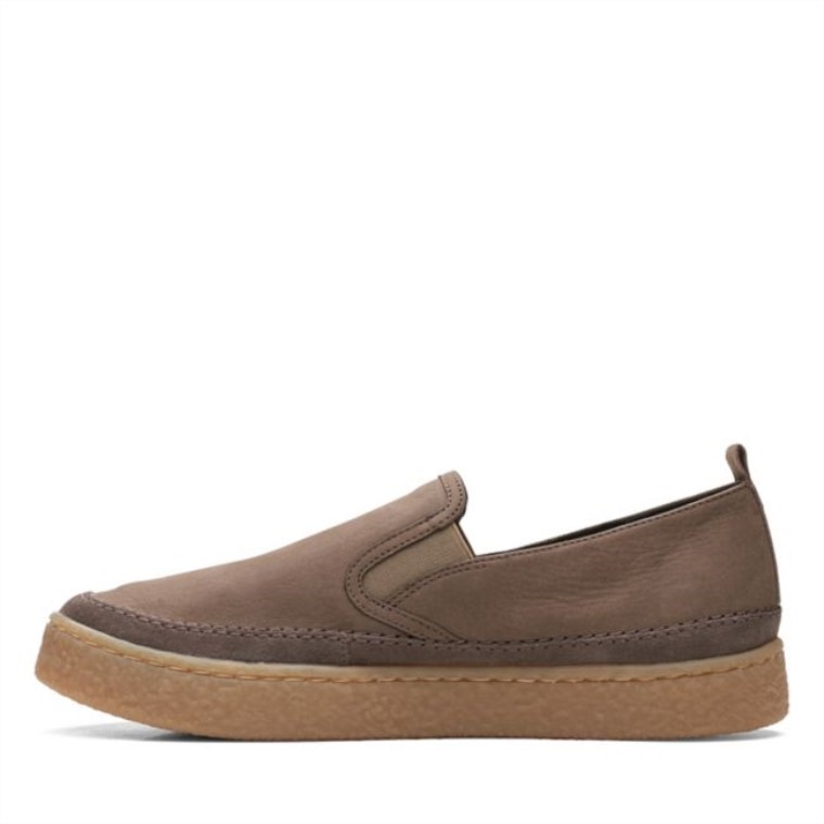 Barleigh Slip Taupe Nubuck Clarks Taupe Nubuck