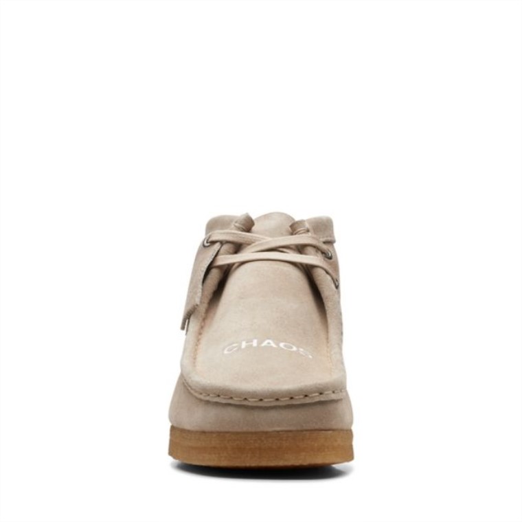 Botas Wallabee De Ante Beige Clarks De Ante Beige